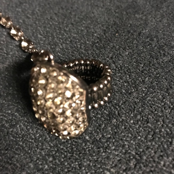 Sparkling bracelet & ring of Smokey grey 💎 - Picture 2 of 3